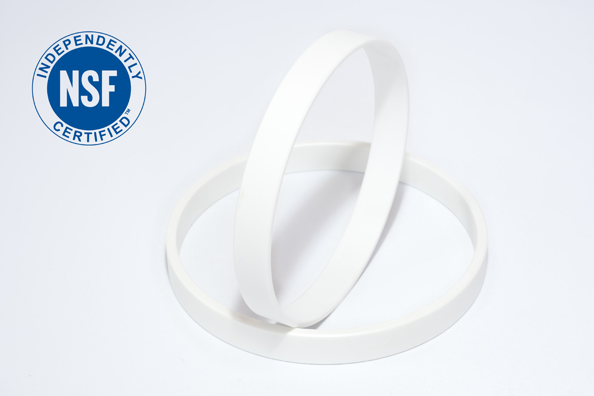 Anillos de desgaste Vesconite Hilube incluidos en bombas acreditadas por NSF61 de un importante fabricante europeo